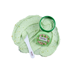 Esfoliante Corporal e Facial Maça Verde Raavi 200g