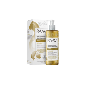 Máscara Facial Rejuvenescedora Ouro Raavi 110g